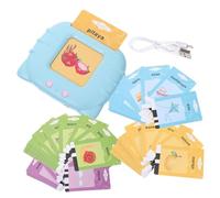 ZUNOXAZ Flashcard Parlanti Educative per Anni Gioco Sensoriale Autismo con Pronuncia Standard Apprendimento Bilingue con Illustrazioni Colorate e Suoni Divertenti per Sviluppo Linguistico