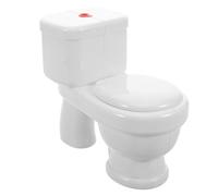 ZUNOXAZ Giocattolo Scherzo Mini Water Spruzzo D’Acqua, Piccolo WC Realistico Portatile, Decorazione Divertente per Scrivania e Regalo Creativo