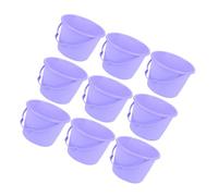 ZUNOXAZ Giocattolo Secchiello da Spiaggia, Set 10 Pezzi Colorati, Secchiello D’acqua Leggero e Maneggevole, Giocattolo da Pesca e Gioco All’aperto per Asilo Colore Casuale