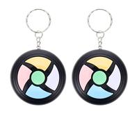 ZUNOXAZ Gioco Portatile per Allenamento della Memoria 2 Pezzi Ciondolo Portachiavi in Plastica, Giocattolo Educativo per Sviluppo Concentrazione e Coordinazione Occhio-mano, Regalo