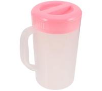 ZUNOXAZ Grande Brocca Acqua in Plastica Resistente al Calore con Coperchio Capacità Ampia per Bevande Fredde e Calde Brocca per Succhi e Tè Resistente Temperature Elevate Riutilizzabile