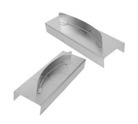 ZUNOXAZ Griglia per Fornelli in Acciaio Inossidabile Resistente al Calore 2 Pezzi, Protezione Ignifuga per Cucine Commerciali e Ristoranti, Riempitivo Antiscottatura per Stufa da