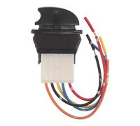 ZUNOXAZ Interruttore alzacristalli per auto a 5 pin - Interruttore alzacristalli per auto con cablaggio - Pulsante momentaneo per veicoli e officine di riparazione per camper