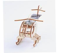 ZUNOXAZ Kit Costruzione Elicottero Solare in Legno per Educativo DIY con Puzzle Scientifico per Esperimenti e Assemblaggio Regalo Interattivo per e Apprendimento Stem