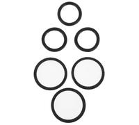 ZUNOXAZ Kit di Ricambio Membrana e Anello Resistente al Freddo per Stetoscopio, 6 Pezzi con Membrane Sospese per Uso Medico e Clinico