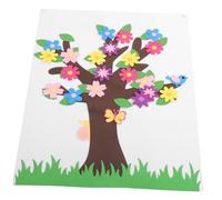ZUNOXAZ Lavagna per e Kit Diy per Storie Sensoriale e Decorazione Cameretta Facile Appendere per Attività Educative e Coordinazione Mano Occhio