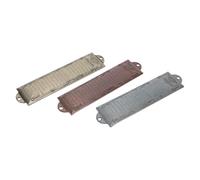 ZUNOXAZ Mezuzah Ebraica per Porta D'ingresso Set da 3 Pezzi in Metallo con Rotolo di Pergamena Kosher, Custodia Resistente per Benedizione Casa e Decorazione Spirituale per Interni