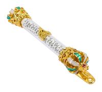 ZUNOXAZ Mezuzah in Metallo per Porte Rotolo e Design Antico Verde, Dispositivo Religioso Ebraico Compatto per Protezione Casa, Ornamento Laterale Stipite Casa, Facile da Installare