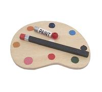 ZUNOXAZ Mini bambole. mobili per case delle bambole Favore del partito tavolozze per dipingere bambole accessori per la casa delle bambole accessori per case delle bambole in miniatura MDF