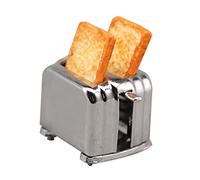 ZUNOXAZ Mini Macchina per Pane Miniatura Accessorio Decorativo per Case Dei Giocattoli Realistico per Decorazioni Domestiche e Oggetti