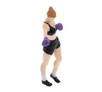 ZUNOXAZ Modellino Miniatura Boxeur Femminile Bionda Figura da Collezione Sportiva per Decorazione Tavolo Sabbia Sportiva Miniature Fitness Uomo in Miniatura