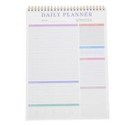 ZUNOXAZ Notepad Piano Giornaliero Portatile in Carta Memo Pad Semplice e Pratico per Scuola e Casa Lista Strappabile Colore Lilla