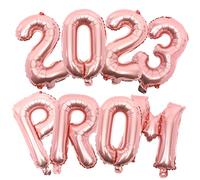 ZUNOXAZ Palloncini Metallizzati Decorativi Alluminio per Compleanno e Addobbi Tavolo Rosa Class Of Facili da Gonfiare e Applicare