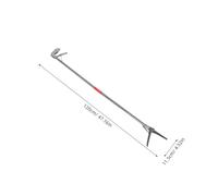 ZUNOXAZ Pinza Serpente in Acciaio Inossidabile con Strumento Multifunzione per Cattura Granchi e Rettili Design Bocca Dritta per Presa Precisa e Resistente