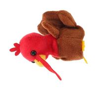 ZUNOXAZ Pupazzi Ditale Tacchino Morbido Giocattoli Interattivi per Racconti Spettacoli e Giochi di Ruolo in Classe e Feste di Ringraziamento