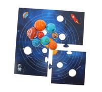ZUNOXAZ Puzzle Montessori Legno Del Solare Per Gioco Educativo Per Sviluppare Le Competenze Scientifiche e Cognitive Attività Per Famiglie e Viaggi Ottimo Per Apprendimento Divertente