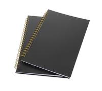 ZUNOXAZ Registro Excel da 2 Pezzi a Spirale Libro per Gestione dell'Inventario Layout a e Orizzontale Foglio di Lavoro Vuoto Sei Colonne 60 Pagine