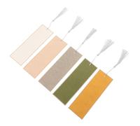 ZUNOXAZ Segnalibri in Cartoncino con Nappe Kit Fai da Te 5 Pezzi Segnalibri Vuoti per Decorazioni e Lavoretti Creativi Regalo Culturale per e Appassionati di Lettura