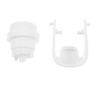 ZUNOXAZ Set 1 Pezzo Ricambio Pompa e Asta Spingi Dentifricio in Silicone e Plastica per Dispenser da Parete Automatico, Accessori per Riparazione Fai da Te, Compatibile Dispenser