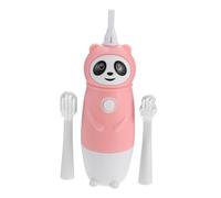 ZUNOXAZ Spazzolino Elettrico Per Bambini Set Spazzolino Da Denti Automatico 2 Testine Morbide Design Cartoon Rosa Strumento Per La Pulizia Orale Per Età 3-12 Anni Uso Quotidiano Pediatrico