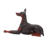 ZUNOXAZ Statuetta Cane Scultura Decorativa Realistica Pinscher Cucciolo Per Interni