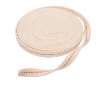 ZUNOXAZ Stoppino Piatto in Cotone per Lampade Olio e Lanterne Cherosene Sostituzione Stoppino per Paraffina Illuminazione Uniforme e Facile da Installare per Candele Te e Torce Outdoor