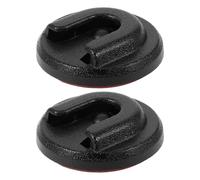 ZUNOXAZ Supporto per Microfono Cb in Metallo, Gancio Staccabile Piccolo e Leggero, Set 2 Pezzi per Veicoli a Due Ruote e Radio Auto, Compatibile con Vari Modelli, Facile da Montare per