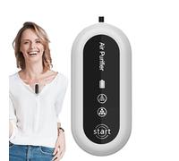 ZUNTSUTOCK L'Ionler portatile elimina il polline, purificatore d'aria portatile, collare purificatore d'aria, collana portatile per la pulizia 'aria in formato viaggio, particelle e polvere
