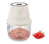Zuntsutock - Taglierina con aglio per tagliare le verdure, da cibo, aglio sottile, processore di cipolle elettriche senza fili | pesce, noci, cipolla,