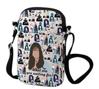 Zuo Bao Summer Secrets Club Gift Teen Thriller Romanzo Borsa a tracolla Cosa stai aspettando Millennial Horror Estetica Crarry On Bag, Aspettando, INCH