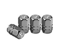ZUOBYMBC 4 Pezzi Auto Valvola Pneumatici per Abarth 595 2016-, Tappi per Valvole Pneumatici Auto,Sostituzione Tappi parapolvere Pneumatici Auto,Impermeabili,B