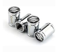 ZUOBYMBC 4 Pezzi Auto Valvola Pneumatici per Suzuki DZire IGNIS Alto Spacia Jimmy Vitara SX4 GW250, Tappi per Valvole Pneumatici Auto,Sostituzione Tappi parapolvere Pneumatici Auto,Impermeabili,C