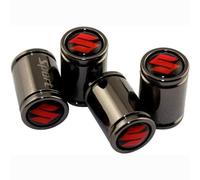 ZUOBYMBC 4 Pezzi Auto Valvola Pneumatici per Suzuki Swift Jimny Grand Vitara Samurai G70 Alto SX4 Kreuz, Tappi per Valvole Pneumatici Auto,Sostituzione Tappi parapolvere Pneumatici Auto,Impermeabili