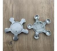 ZUOBYMBC 4 Pezzi Coprimozzo Coprimozzi per Audi A4 A5 A6 A7 Q3 Q5 A3 S5 135 mm 0601165,Coprimozzo per Auto,Tappi per Ruote Cerchi Coprimozzi,Coprimozzi Ruota,Centro Tappo Trim Emblema,Grey