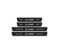 ZUOBYMBC 4Pezzi Auto Fibra di Carbonio Battitacco Adesivi per Toyota CHR C-HR 2016-2022, Protezione Porta Soglia Sticker,Protezione del davanzale della portiera dell'auto