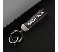 ZUOBYMBC Portachiavi per Auto per Opel Mokka, Portachiavi Creativi Decorativi per Auto Macchina Regalo,Parti di Ricambio per Portachiavi,Portachiavi Regalo,Red-M