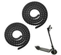 ZUOCFR Guaina Spiralata per Cavi Monopattino Elettrico (2 Pezzi x 1m), Guaina Cavi Flessibile Compatibile con Xiaomi 1s/M365/Pro/1S, Accessori Monopattino Elettrico Nero