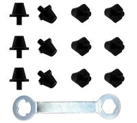 Zuoeay 12pcs Leggero Calcio Scarpa Da Calcio Vite In Spikes Durabilità Tacchetti In Metallo Resistente alla corrosione Per Scarpe Tacchetti Meteo Bagnato