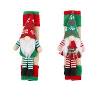 Zuoeay 2 pz Festivi Accessori Da Cucina In Tessuto Morbido Natale Frigorifero Maniglia Copre Frigorifero Manicotti Manubrio Accessori Scuola