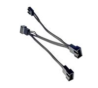 Zuoeay 4Pin Pwms Fan Splitter Cavo Supporta 3pcs 3 pin/4pin Fan Per schede madri PC Sistemi di Raffreddamento Ad Alta Velocità Adattatore di Cablaggio Flessibile