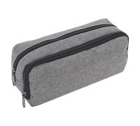 Zuoeay Astuccio portapenne in tessuto Oxford ispessito con scomparti dedicati per la gestione degli strumenti di scrittura, in tessuto Oxford, astuccio per studenti, Grigio, Bellezza di massa