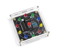 Zuoeay Creativo LED Lottery Wheel Costruisci il tuo progetto fai da te divertente e coinvolgente per uso domestico, studenti, adolescenti, intrattenimento domestico fai da te Kit elettronico