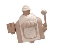 Zuoeay Divertente giocattolo da bagno per creare bolle di gelato per bambini che simulano il gioco e l'apprendimento delle forme sicure per vasca da bagno attività macchina per il gelato del bambino