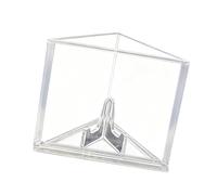 Zuoeay Moderno Acrilico Sport Award Vetrine Trasparente Triangolo Vetrina Per Campionato Gioielli Conservazioni Campionato Anelli Caso Con Il Basamento