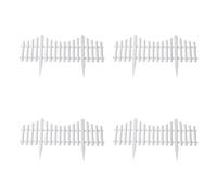 Zuoeay Pannelli di recinzione con picchetti di facile installazione senza attrezzi resistenti alle intemperie per giardini esterni recinzione divisoria