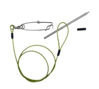 Zuoeay Pesce Stringer con clip e cavo in acciaio inox Stringer Fish Holder per Immersione Rapido Handspear Clip Fish Holder