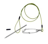 Zuoeay Pesce Stringer con clip e cavo in acciaio inox Stringer Fish Holder per Immersione Rapido Handspear Clip Fish Holder