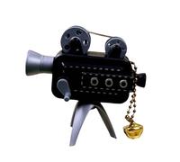 Zuoeay Portachiavi in miniatura con proiettori cinematografici retrò in stile vintage, con 24 immagini di proiezione e design portatile