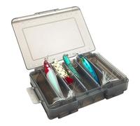 Zuoeay Scatola per attrezzatura da pesca a doppia faccia Jigs Head Spinner Hook Baits Tool Case Accessori Tool Storage Box Enduring Lures Container
