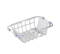 Zuoeay Scolapiatti allungabile 304 Rustless Kitchen Planner Dimensioni flessibili per tutti i lavelli a prova di ossidazione asciugatura dei piatti Risposta Accessori per lavello da cucina